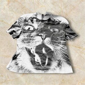 NWT TORY BURCH ANIMAL HOUSE LTD. EDITION CAT FACE SHIRT VARIOUS SIZES